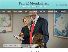 Tablet Screenshot of drmondolfi.com